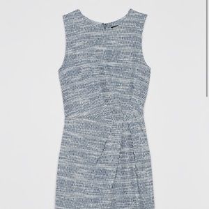 Petit Knit Tweed Sheath Dress